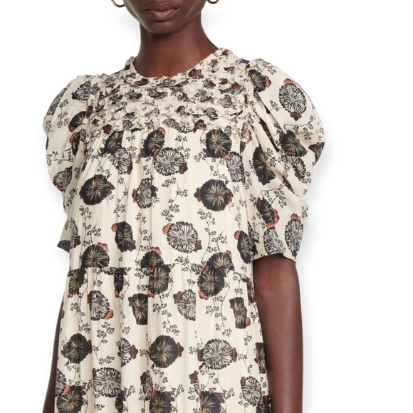 Ulla Johnson Dresses & Skirts - Ulla Johnson • Cassian Floral Cotton-Blend Midi Dress NWOT